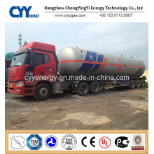 China 2015 LNG Liquid Oxygen Nitrogen Tank Car Semi Trailer